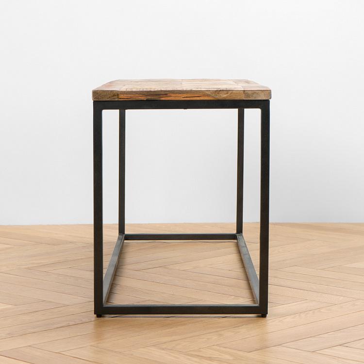 Журнальный стол из дерева манго Паркет Parquet Coffee Table Mango Wood