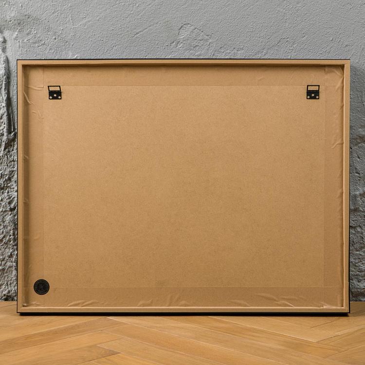 Фото-принт в чёрной раме Ягуар Д Jaguar D Type, Black Box Frame