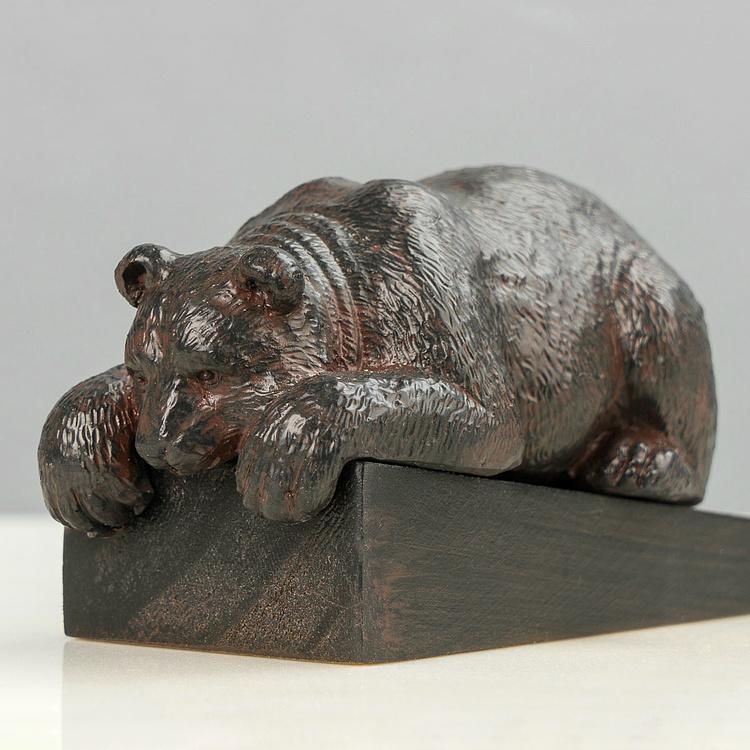 Ограничитель для двери Бурый медведь Bear Door Stopper