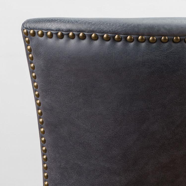 Стул Мами с заклёпками, светлые ножки Mami Dining Chair With Studs, Oak Brown