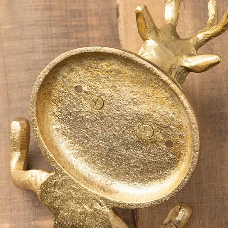 Двухрожковый крючок Олень золотой Double Hook Deer Gold