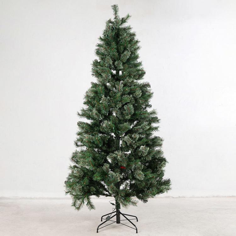 Искусственная новогодняя ёлка с led-гирляндой, 225 см 550 Led Light Pine Tree Green 225 cm