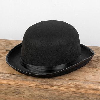 Black Bowler Hat, Size 58