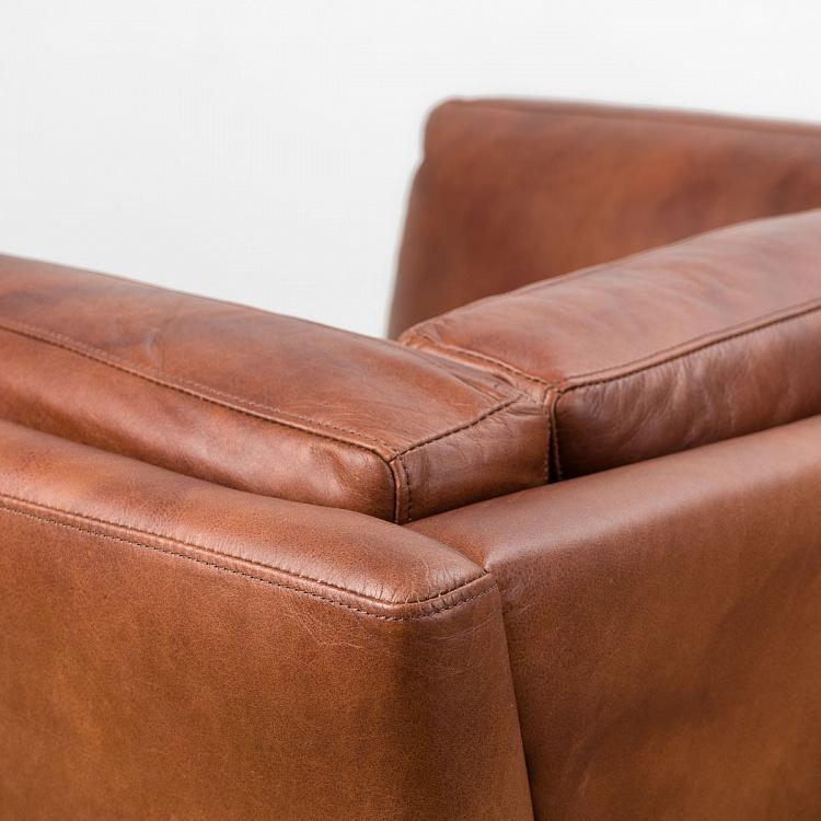 Кресло Линкольн, коричневые ножки Lincoln 1 Seater, Rustic Brown Ash PF