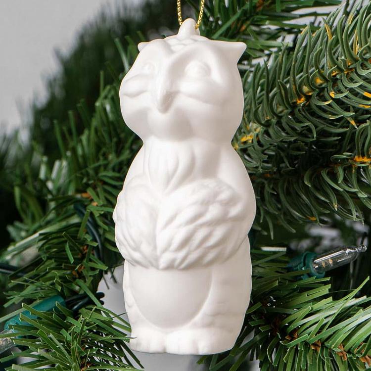 Коллекционная ёлочная игрушка Совёнок Owlet Collectible Toy 9,5 cm