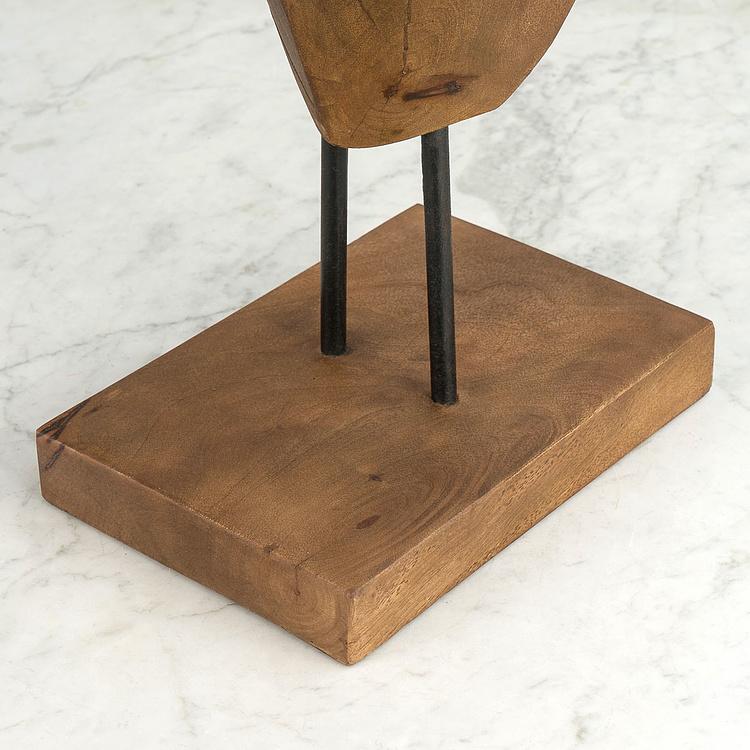 Статуэтка Голова барана, L Ram Head Wood Large