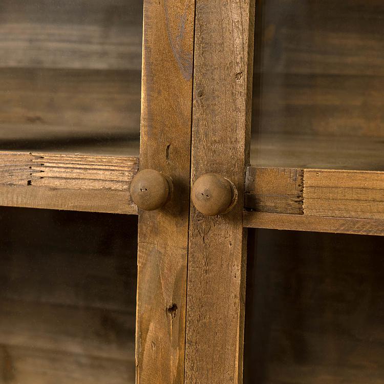 Четырёхдверный низкий сервант Лаваль Laval 4 Doors Glass Sideboard