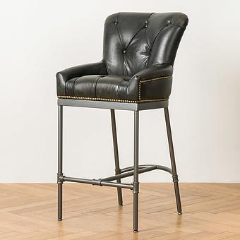 Барный стул Cosmopolitain Barstool RM натуральная кожа Old Kaprys