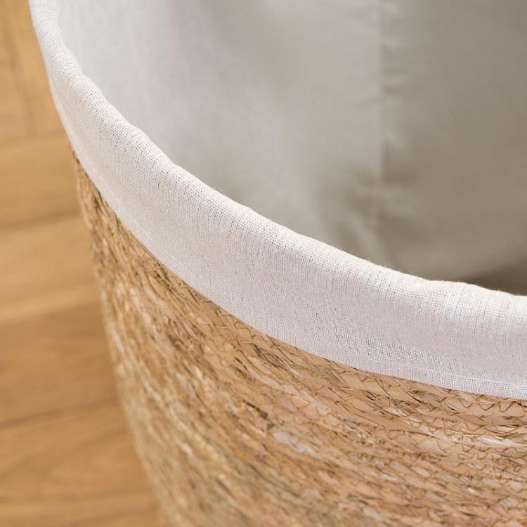 Корзина для хранения с тканевой подкладкой Basket With Beige Lining