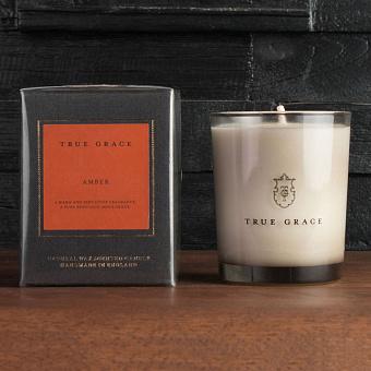 Glass Classic Candle Amber