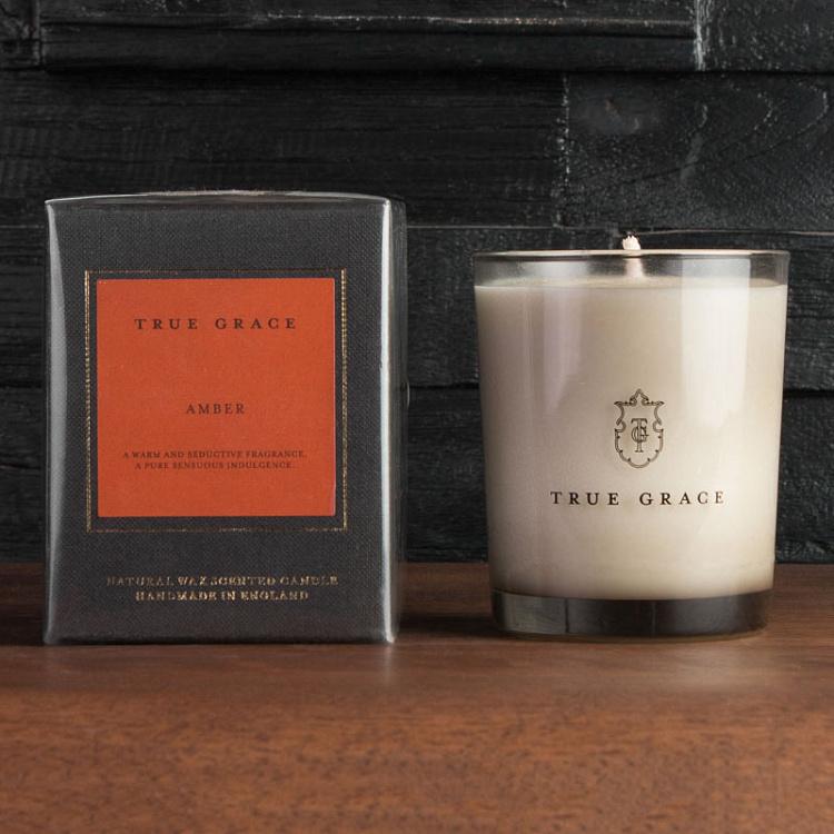 Аромасвеча Янтарь Glass Classic Candle Amber