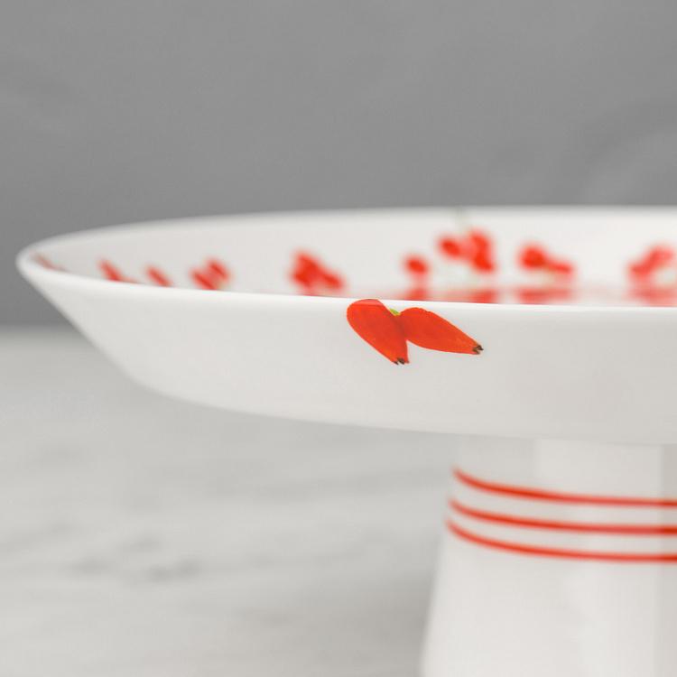 Сервировочная подставка-тортовница Красная нить ягоды Fil Rouge Bacche Cake Stand