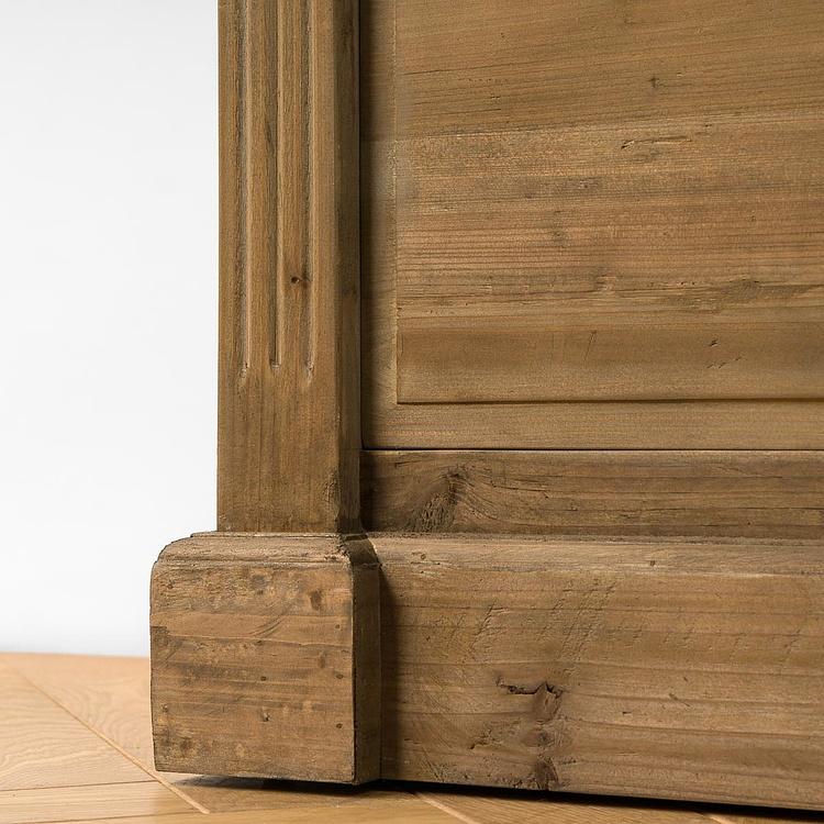 Книжный шкаф-сервант с 4 дверцами и ящиками Вильнёв Villeneuve 4 Glass Doors Bookcase With Drawers DB