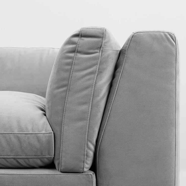 Угловой модульный бархатный диван Зенна 2, S Zenna Group Small 2 Velvet