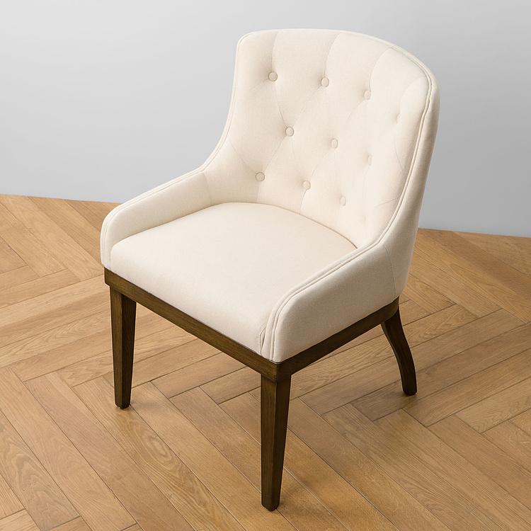 Кресло Маттео, тёмные ножки Matteo Armchair, Ash Dark Brown