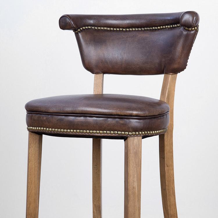 Высокий барный стул Анджелес Angeles Barstool High, Weathered Oak