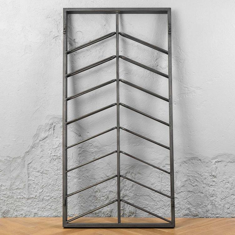 Подставка для бутылок настенная Wall Iron Bottles Holder