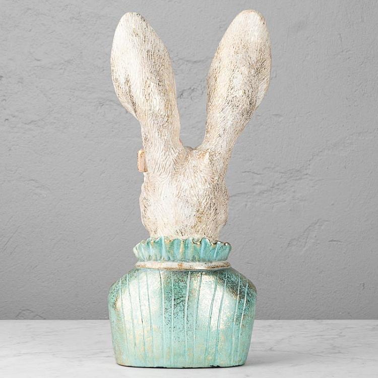 Статуэтка Бюст кролика бирюзовый Rabbit Bust Turquoise
