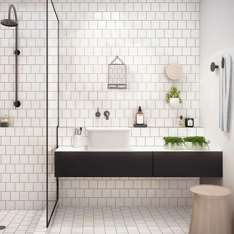 Зеркало с полкой для ванной комнаты Bathroom Mirror With Shelf