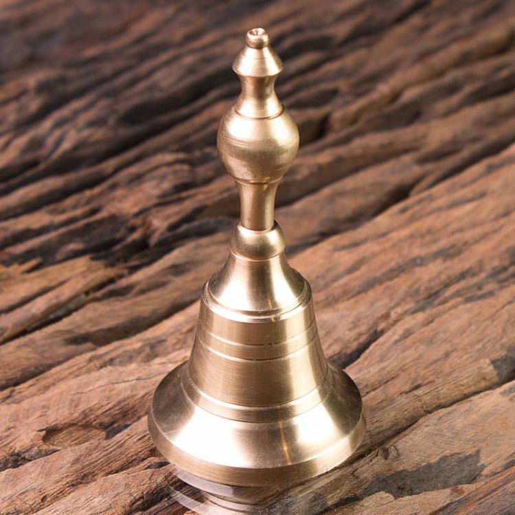 Набор из трёх ручных колокольчиков Set Of 3 Bells Brass Patina