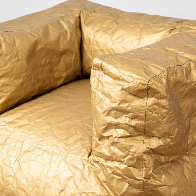 Золотое кресло Одеон Odeon Armchair Gold