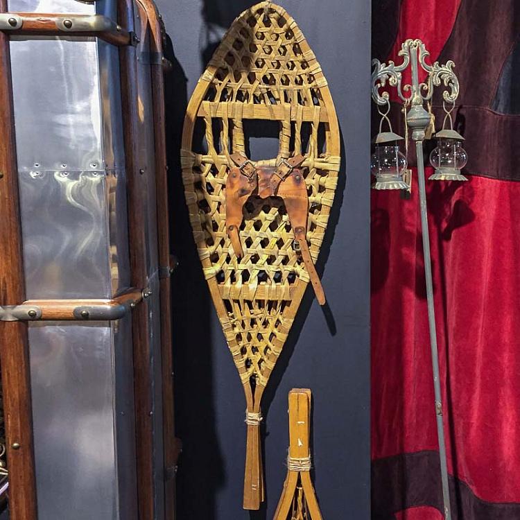 Винтажная пара канадских снегоступов 4 Vintage Pair of Canadian Snowshoes 4