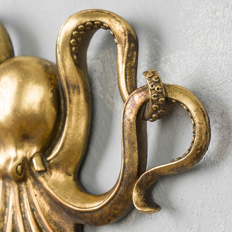 Двойная настенная подставка для мелочей Осьминог Octopus Wall Decor With 2 Trinket Trays