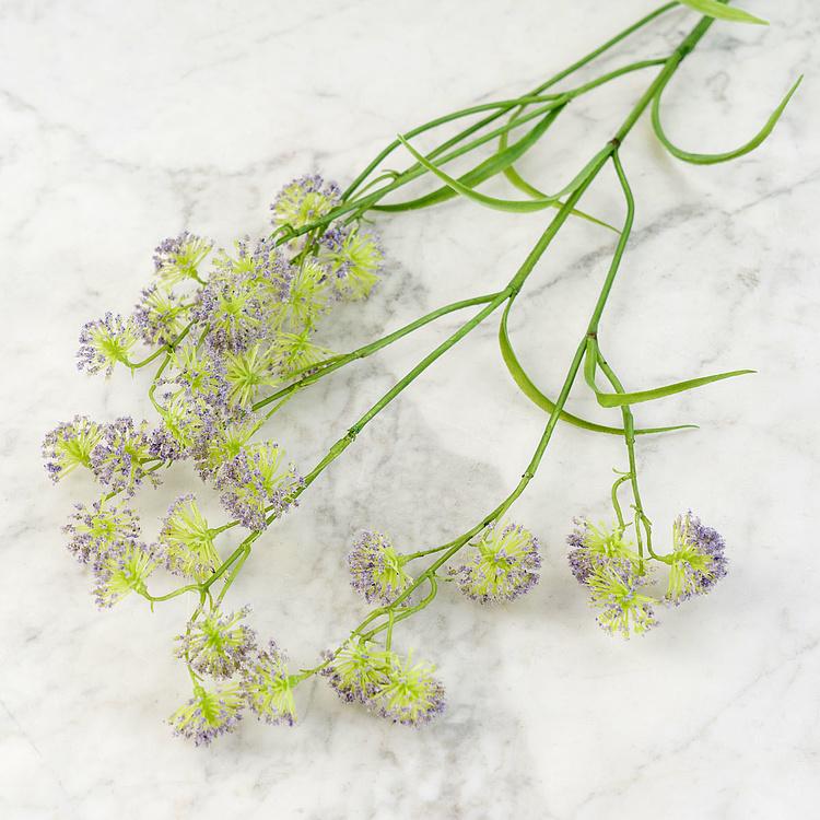 Искусственная астранция Вайлд светло-сиреневая Wild Astrantia Light Lilac 80 cm