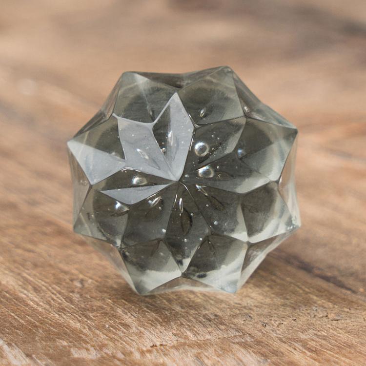 Мебельная ручка-кнопка Антверпен 6 Clear Glass Anvers Knob 6
