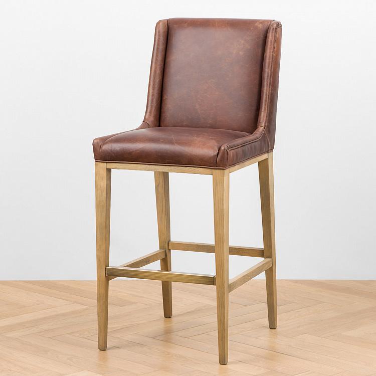 Барный стул Маргарита, светлые ножки Margarita Barstool, Oak Brown