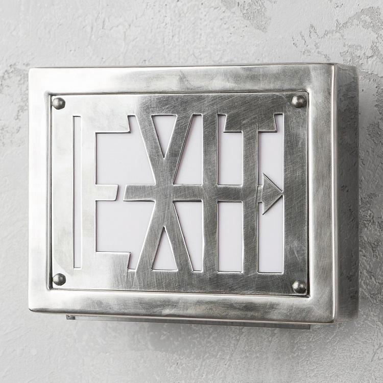 Табличка с подсветкой Выход Illuminated Display Box Exit