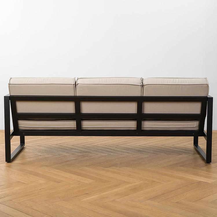 Трёхместный садовый диван Этика Ethic 3 Seater, Black