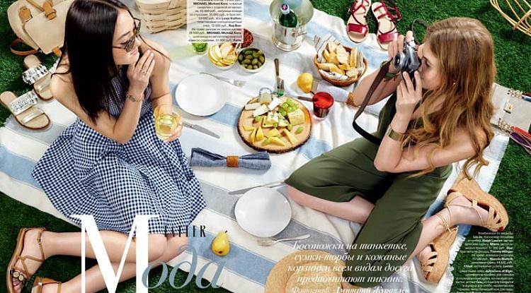 Пикник с нашими товарами на страницах журнала Tatler