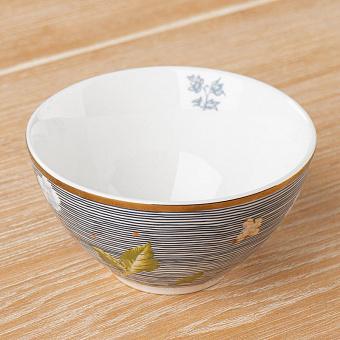 Midnight Pinstripe Bowl Small