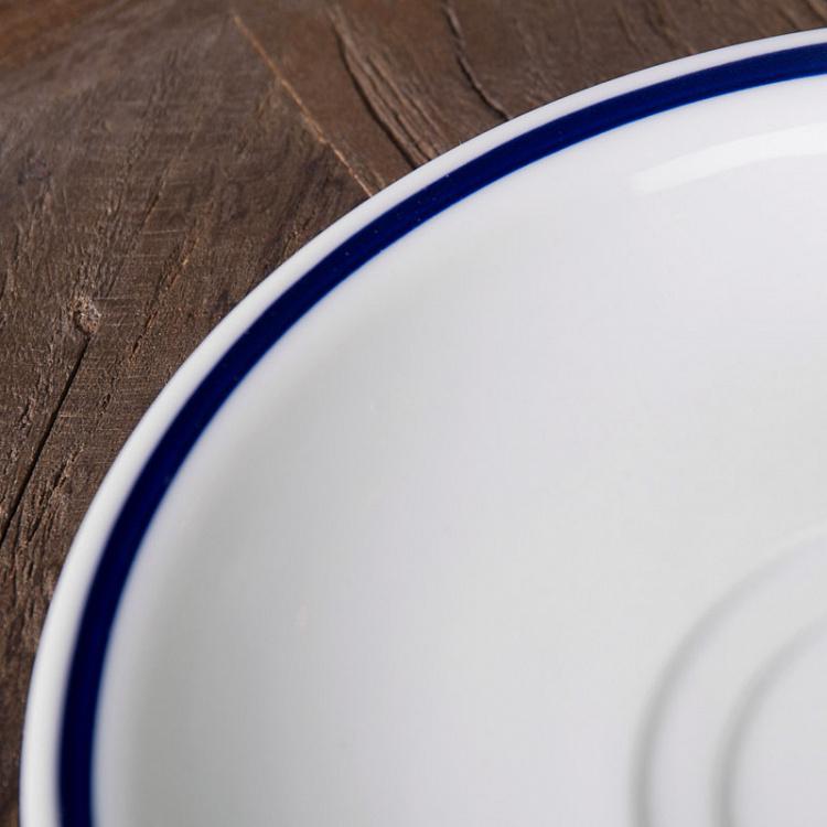 Блюдце для завтрака Синяя полоска Filo Blue Breakfast Saucer