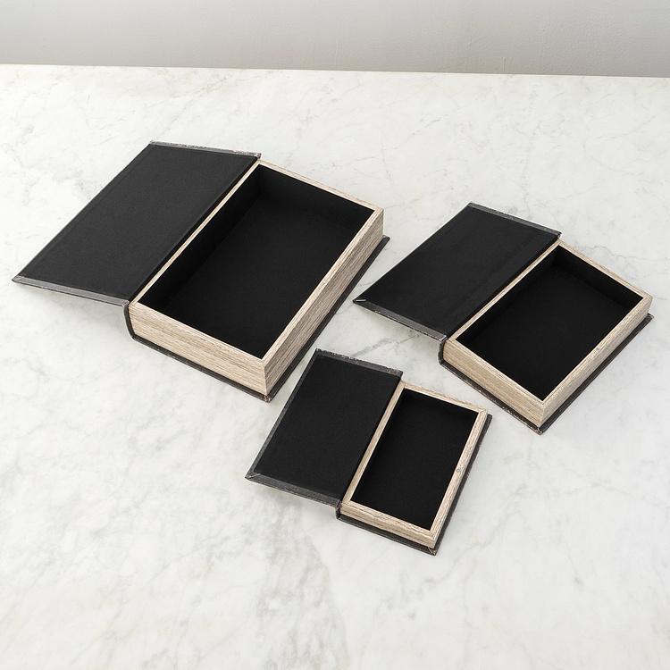 Набор из трёх шкатулок Карта Мира Set Of 3 Book Boxes World Map