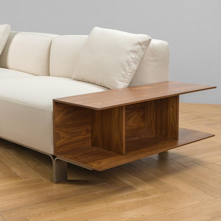 Трёхместный диван Альбарелла с боковой полкой Albarella 3 Seater With Shelf