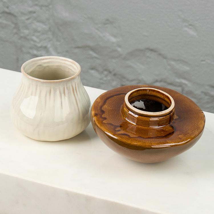 Керамическая ёмкость для хранения Гриб Airtight Stoneware Mushroom Box