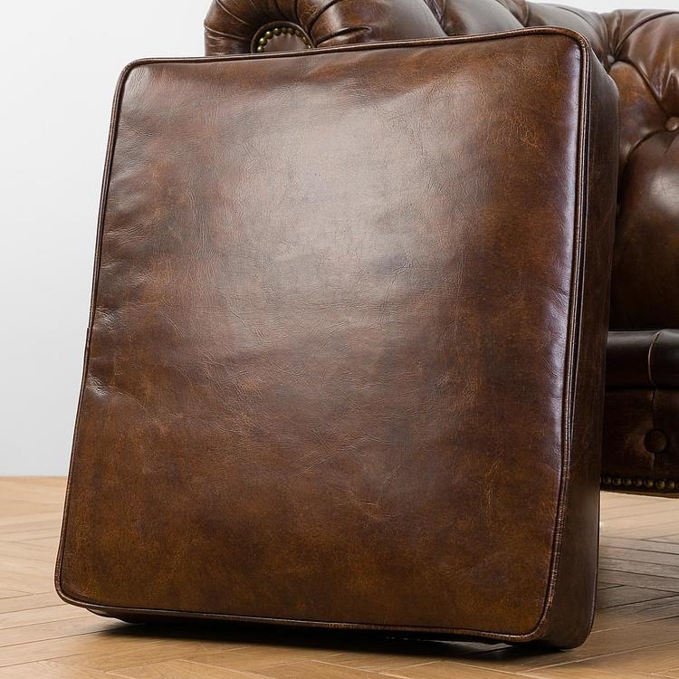 Кресло Сенат, коричневые дубовые ножки Senate 1 Seater, Maroon Brown Oak PF