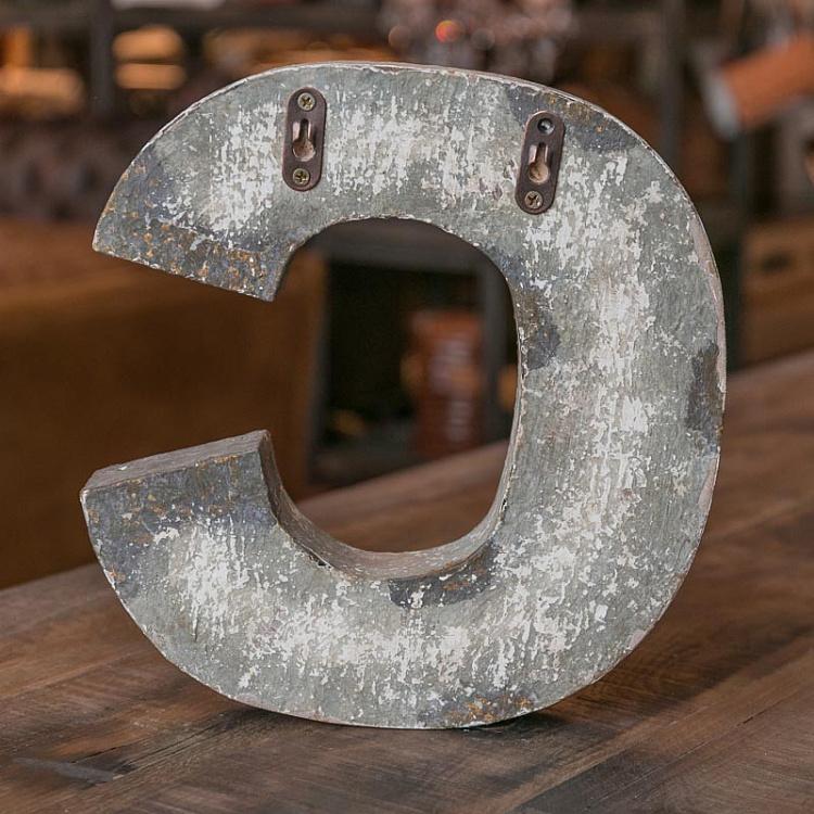 Декоративная буква C, S Uncle David Letter C Small