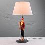 Настольная лампа Skier Vintage Table Lamp With Beige Shade