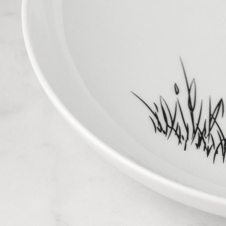 Глубокая тарелка Заяц на поляне Hare In The Meadow Deep Plate