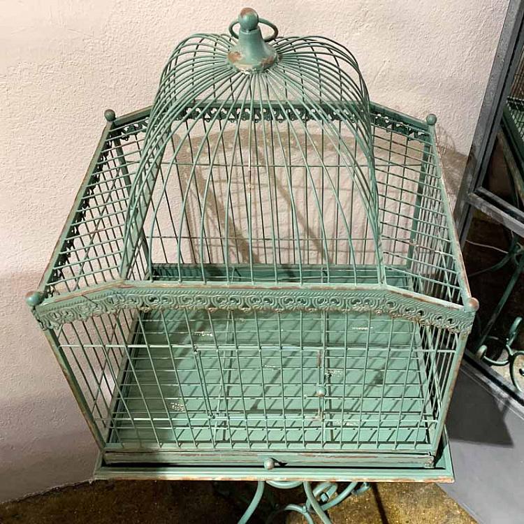 Железная клетка для птицы Виктория Iron Birdcage On Stand Victoria