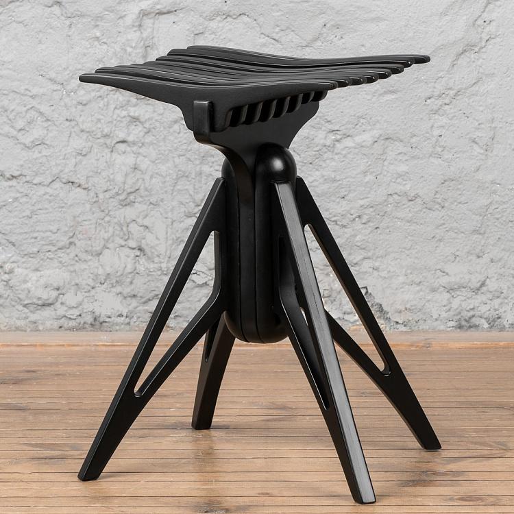 Чёрный табурет Черепаха Turtle Stool Black