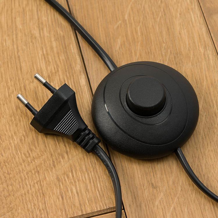 Торшер Каара с чёрным абажуром Floor Lamp Kaara With Black Shade