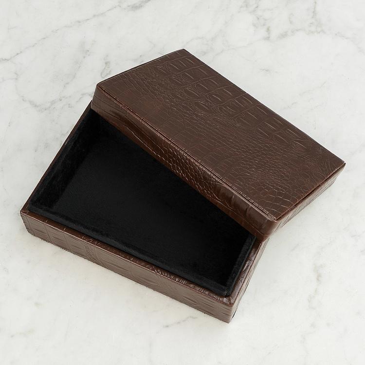Кожаная шкатулка Бонд, S Bond Leather Box Small