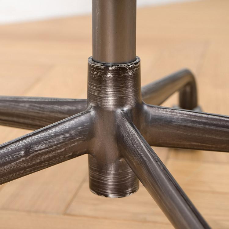 Рабочее кресло Неаполь, чёрные подлокотники Ufficio Napoli Armchair, Black Wood D