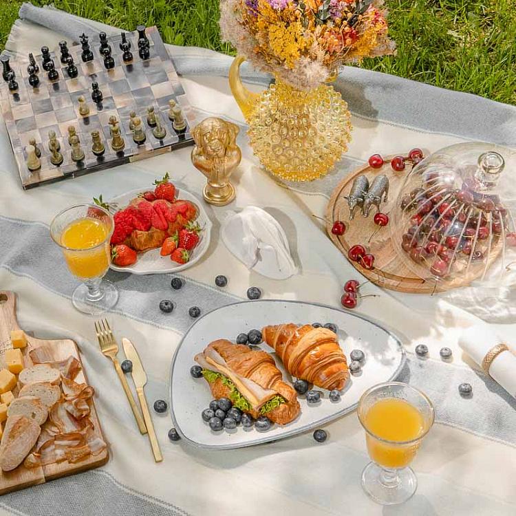 Треугольная тарелка Органика Море, L Organica Mare Triangular Plate Large