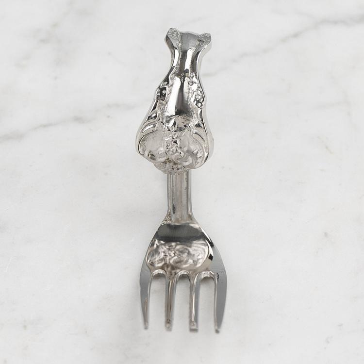 Кольцо для салфетки Вилка Fork Napking Ring Silver