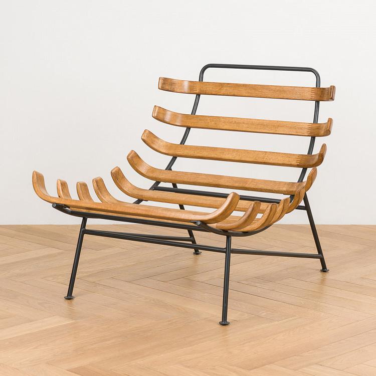 Кресло Капри Capri Armchair, Black Matt Metal RM